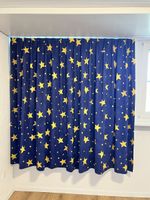 Vorhang Kinderzimmer dunkelblau