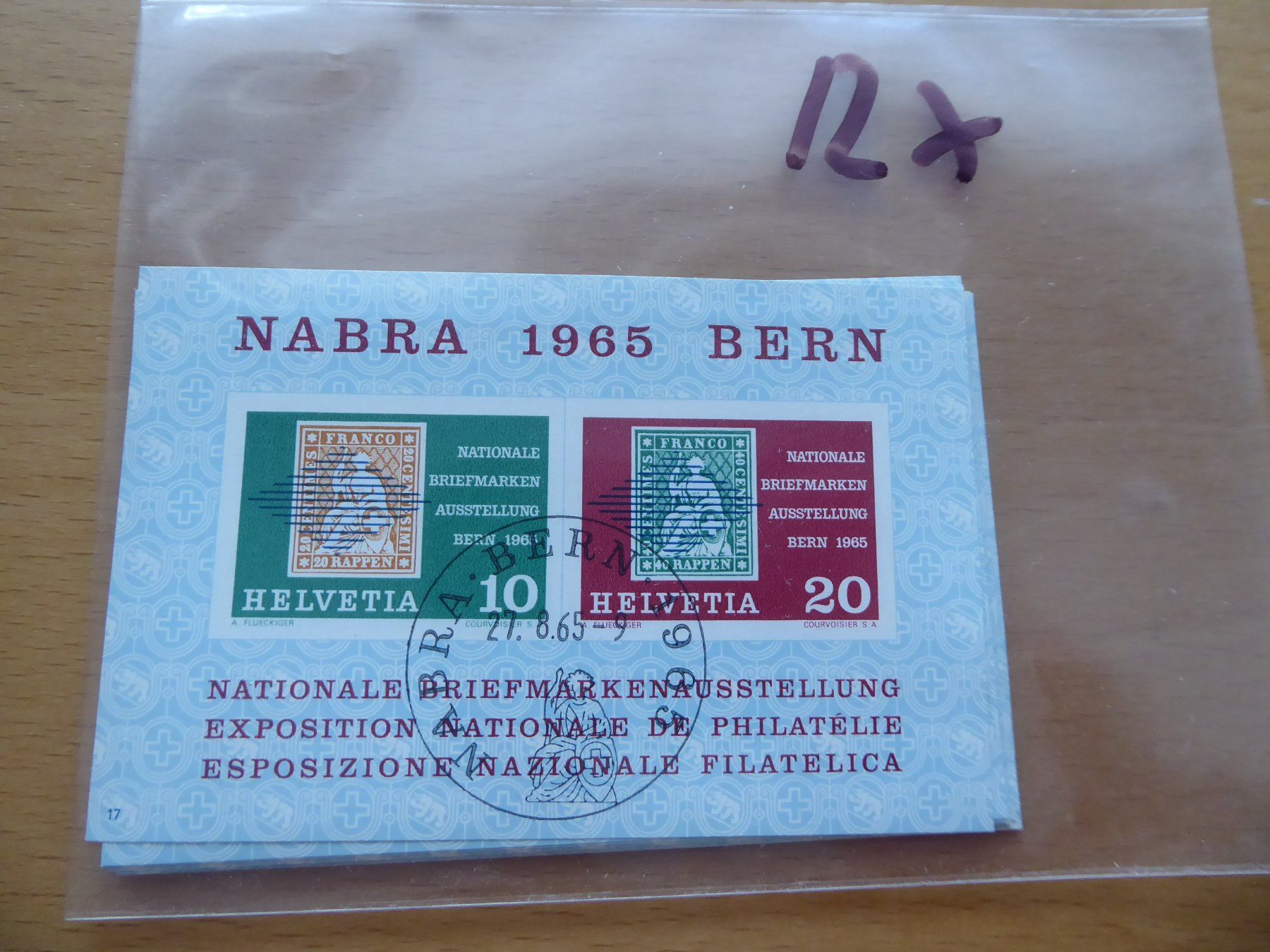 Alle Briefmarken: 12 Blocks – Gebraucht aus Rothrist von swisstools