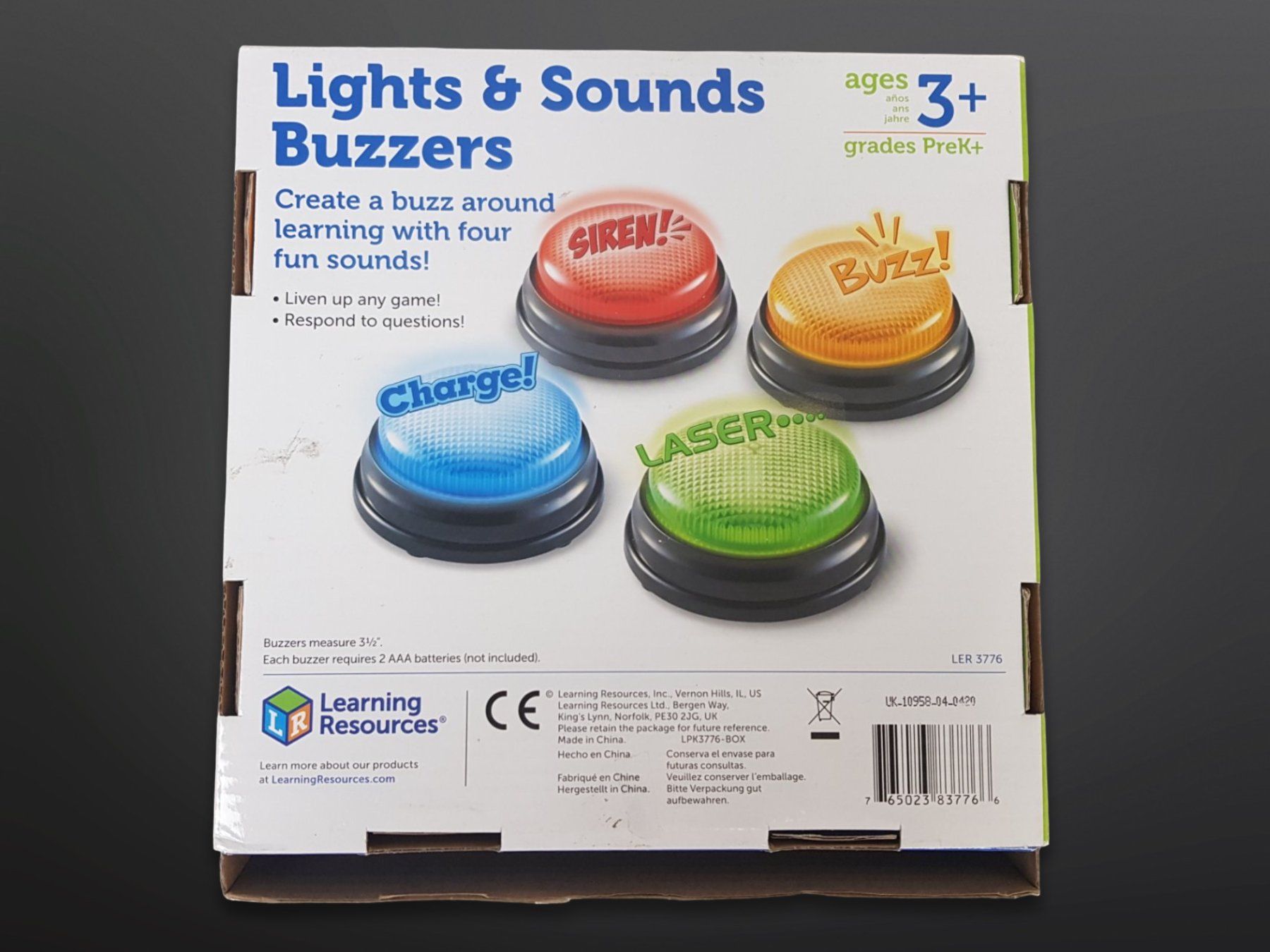 Giochi: LEARNING RESOURCES Lights & Sounds Buzzers – Usato da Suhr venduto da Restwert_Suhr 5