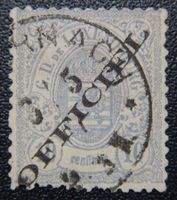 Luxemburg Dienst. Kat. 14 I gest. 1875 Kat. 150 Euro