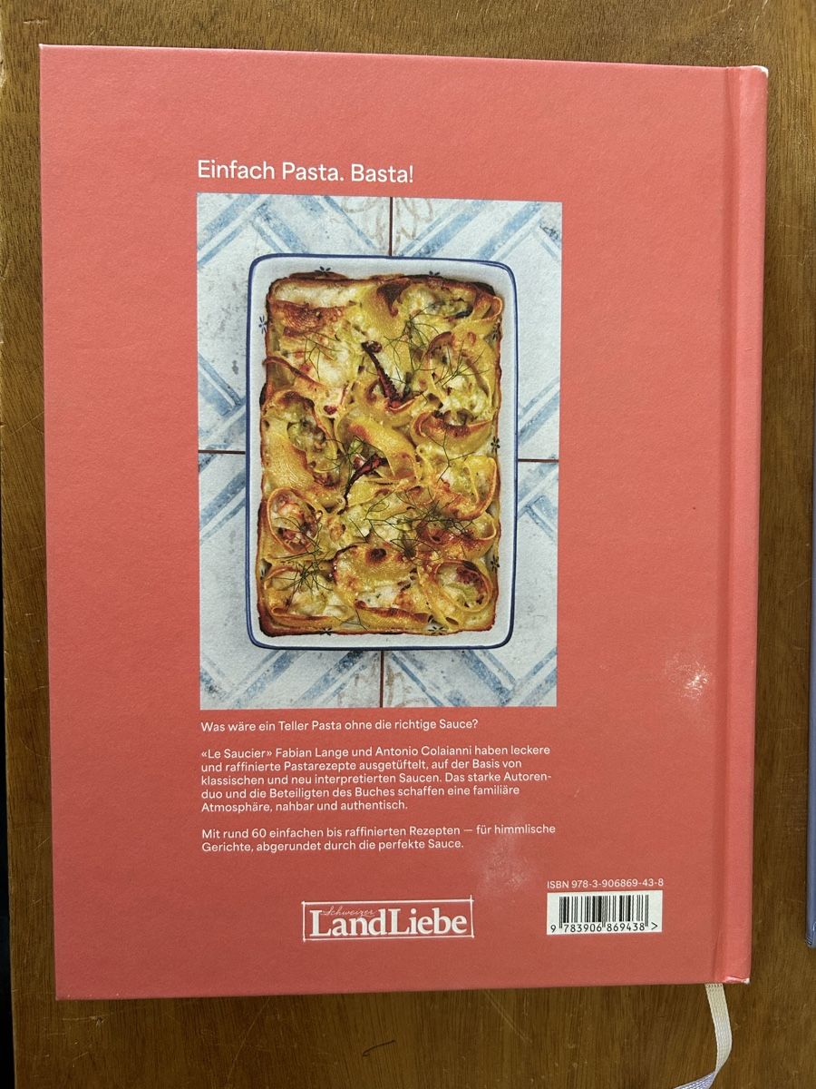 Libri: Sauce & Pasta Kochbuch - LandLiebe – Usato da Zürich venduto da WWehrle 1