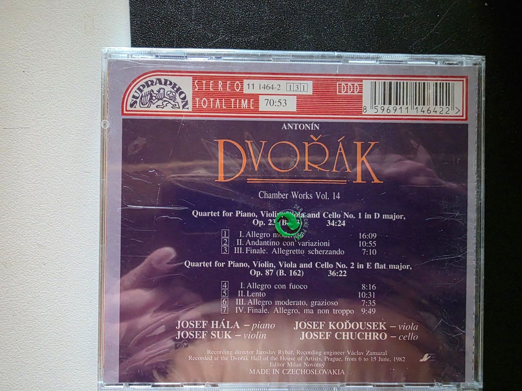 CD: Klassik CD - Dvorak Piano Quartets 1 & 2 - Neu – Nuovo e nell'imballaggio originale da Walterswil BE venduto da Lonitti 1