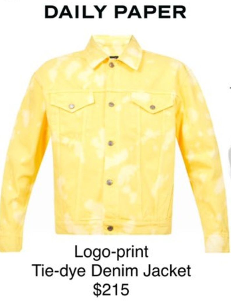 Jacken: Daily Paper Tie-Dye Logo print denim jacket – Neu und originalverpackt aus Zürich von vic_w2tl 1