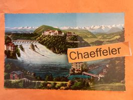 Rheinfall und die Alpen