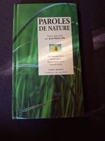 Livre Paroles de nature - carnet de sagesse