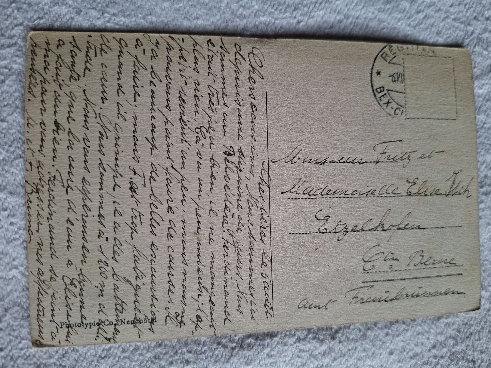 Cartoline postali: antike Ansichtskarte, Chesieres – Usato da Lohn-Ammannsegg venduto da schwerti53 1