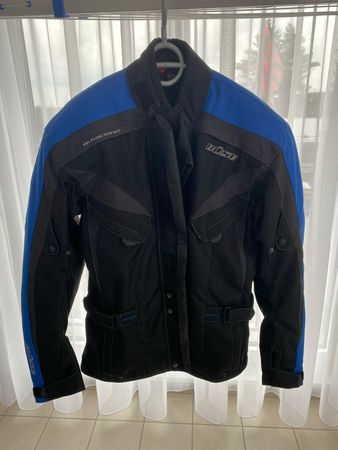 Motorradjacke Büse – Schwarz/Blau – wie neu!