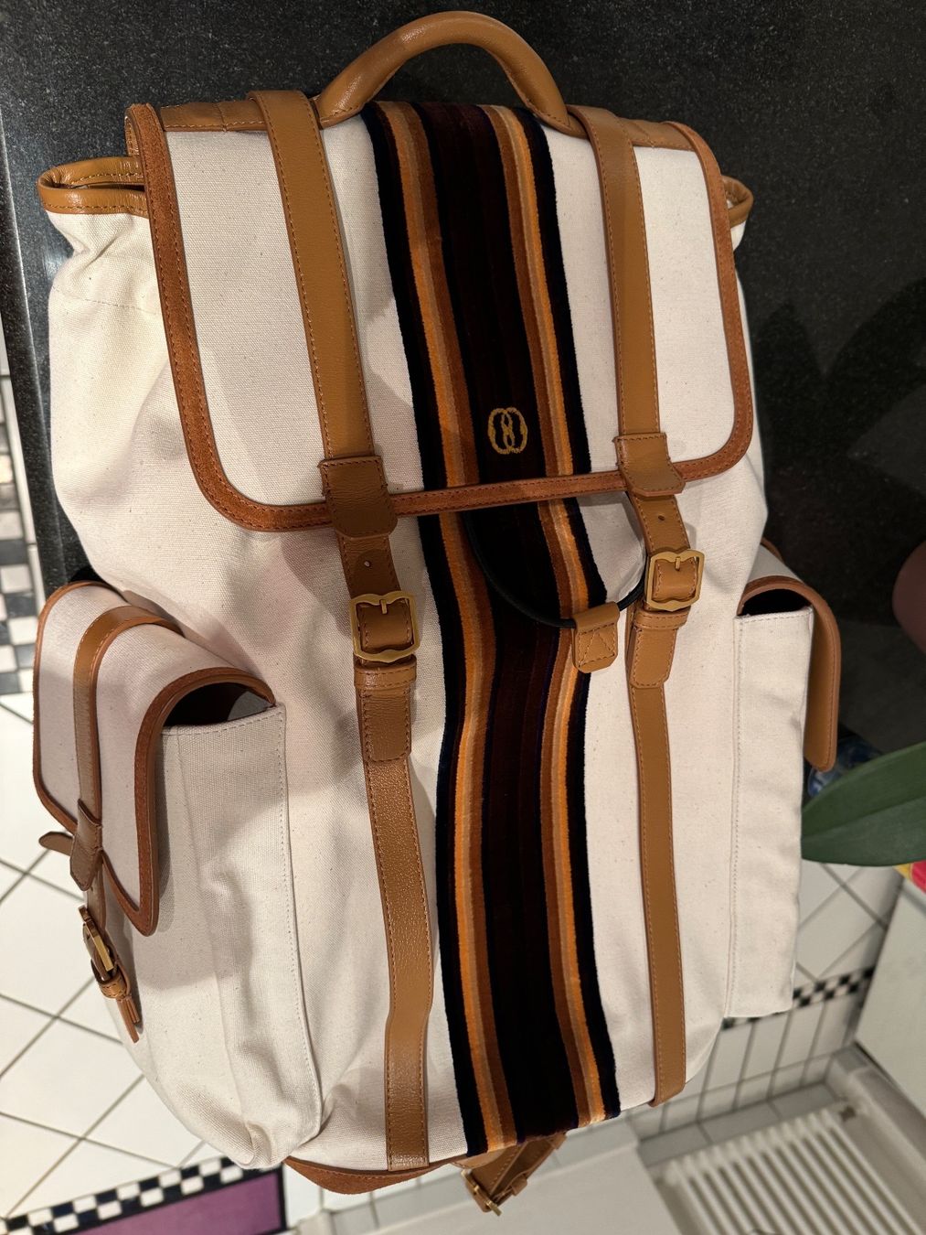 Bally Zaini: BallyRucksack Aus Baumwollcanvas – Nuovo e nell'imballaggio originale da Volketswil venduto da praxis12