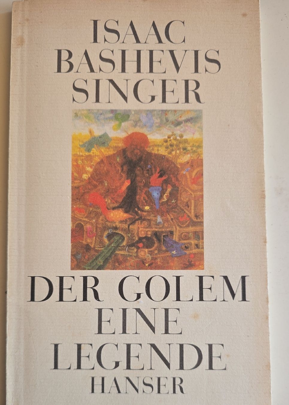 Livres: Der Golem, I.B. Singer, Hanser – D'occasion à Oberbüren par Elk2025