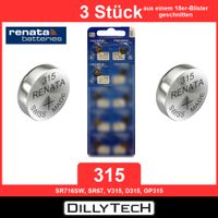Renata 315 SR716SW Knopfzellenbatterie - 3 Stk.