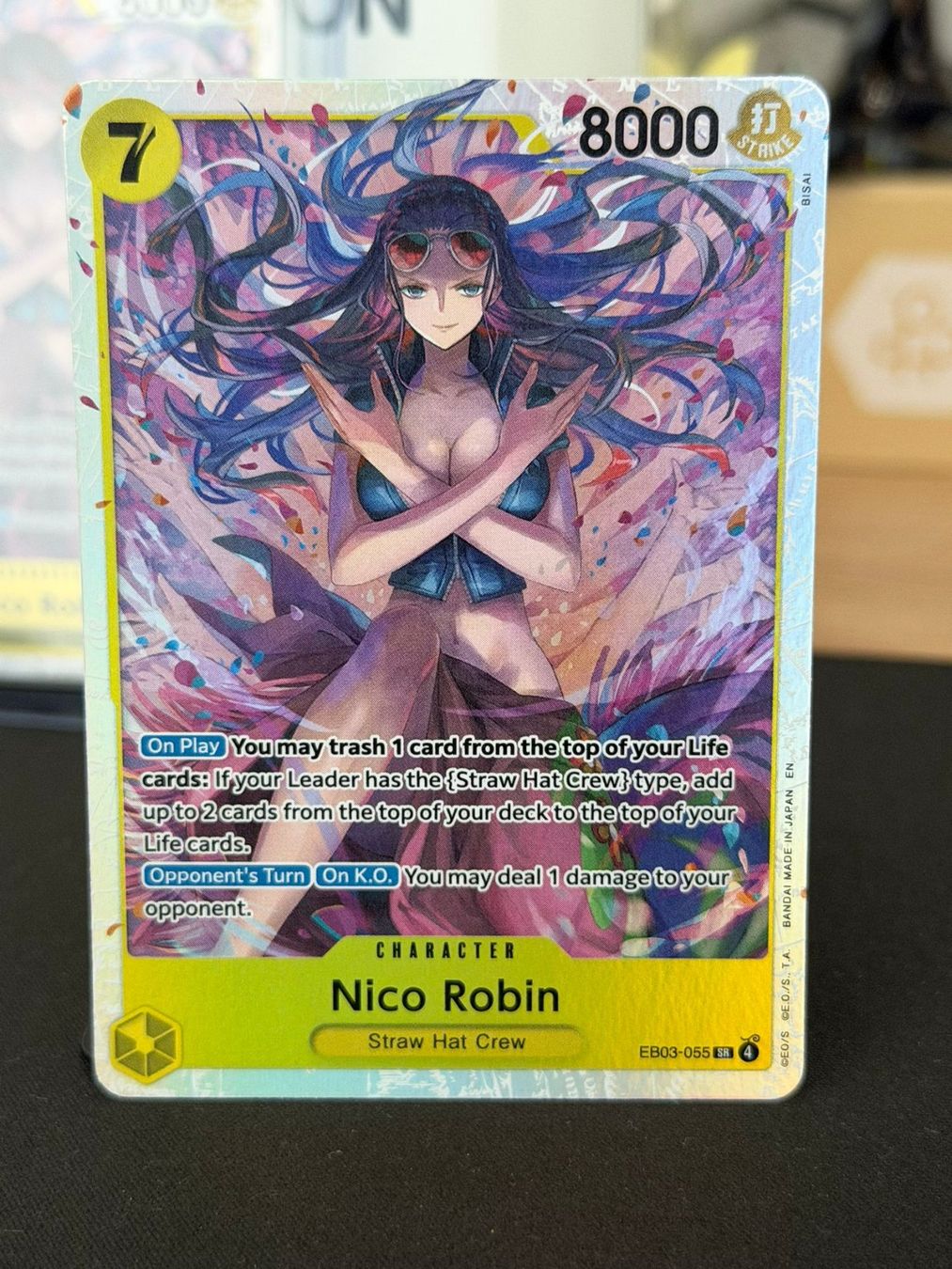 Bandai Carte collezionabili: Nico Robin EB03-055 SR (5) – Nuovo (secondo la descrizione) da Brittnau venduto da TCGBratans