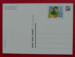 2014, Fred, der Briefmarken-Profi, moderne Karte ungebraucht