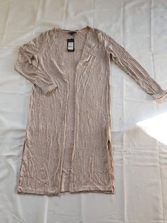 beiger longcardigan 40