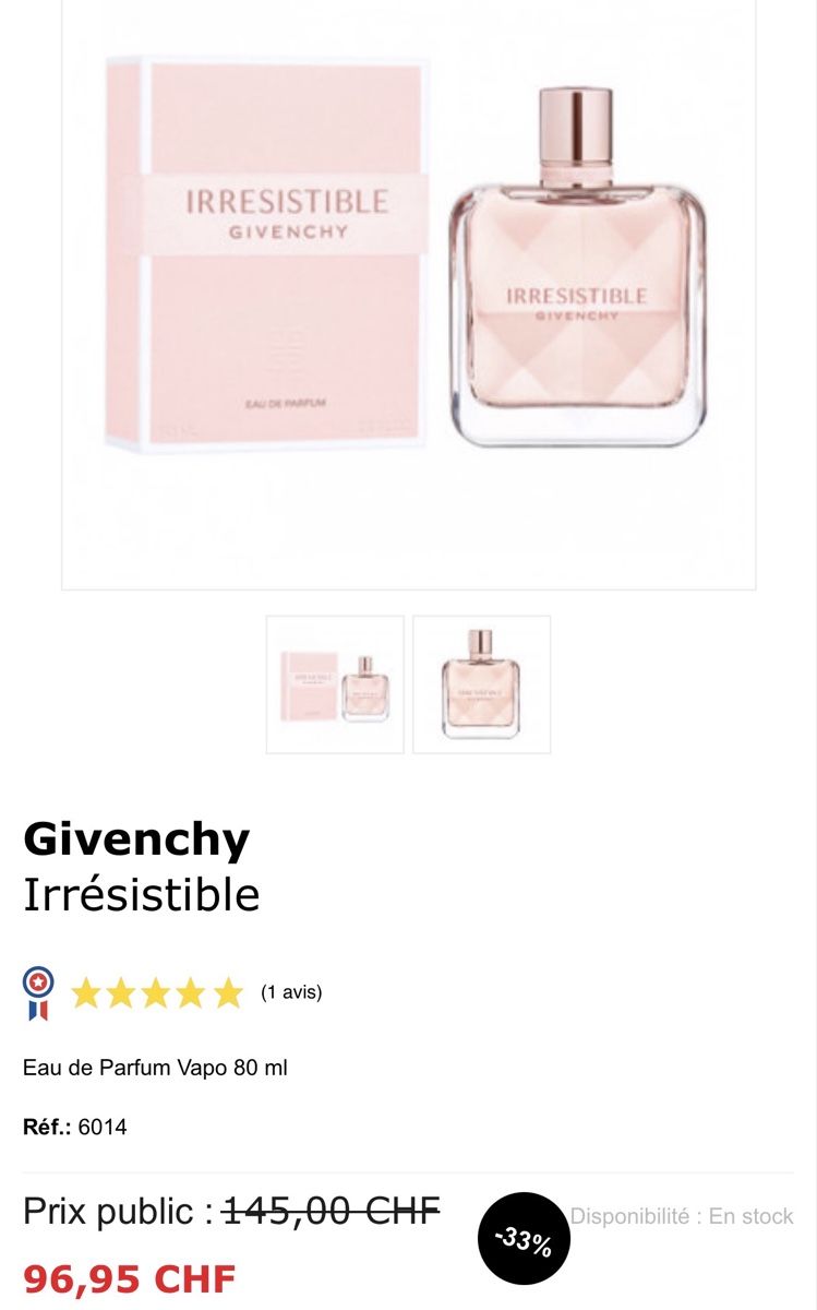 Givenchy Profumi & Eau de Toilette: Givenchy Irresistible Nude velvet – Nuovo e nell'imballaggio originale da Lausanne venduto da Doudoutze 6