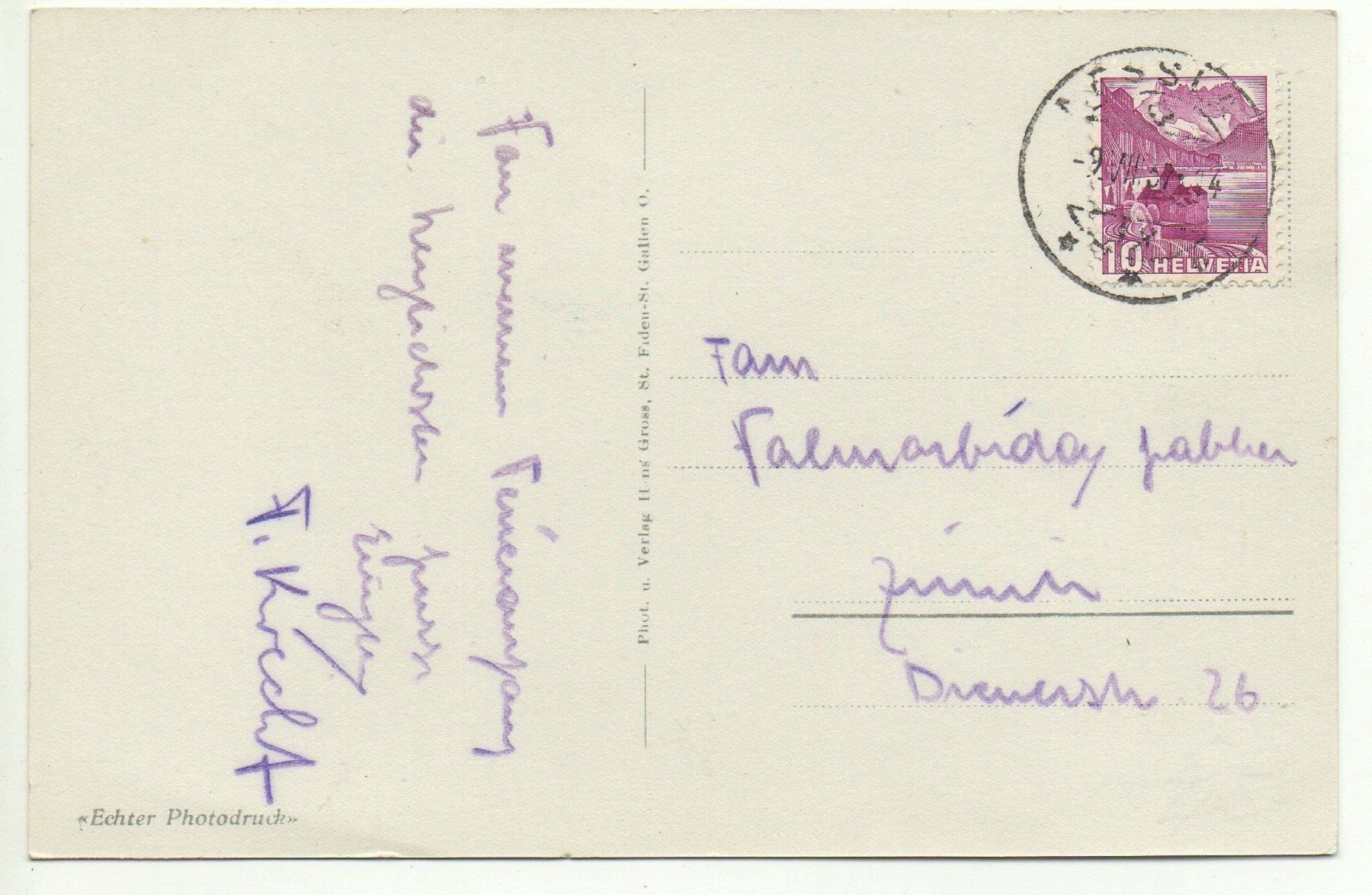 Cartoline postali: STARKENBACH Togg. m. Schafberg – Usato da Jona venduto da philajona 1