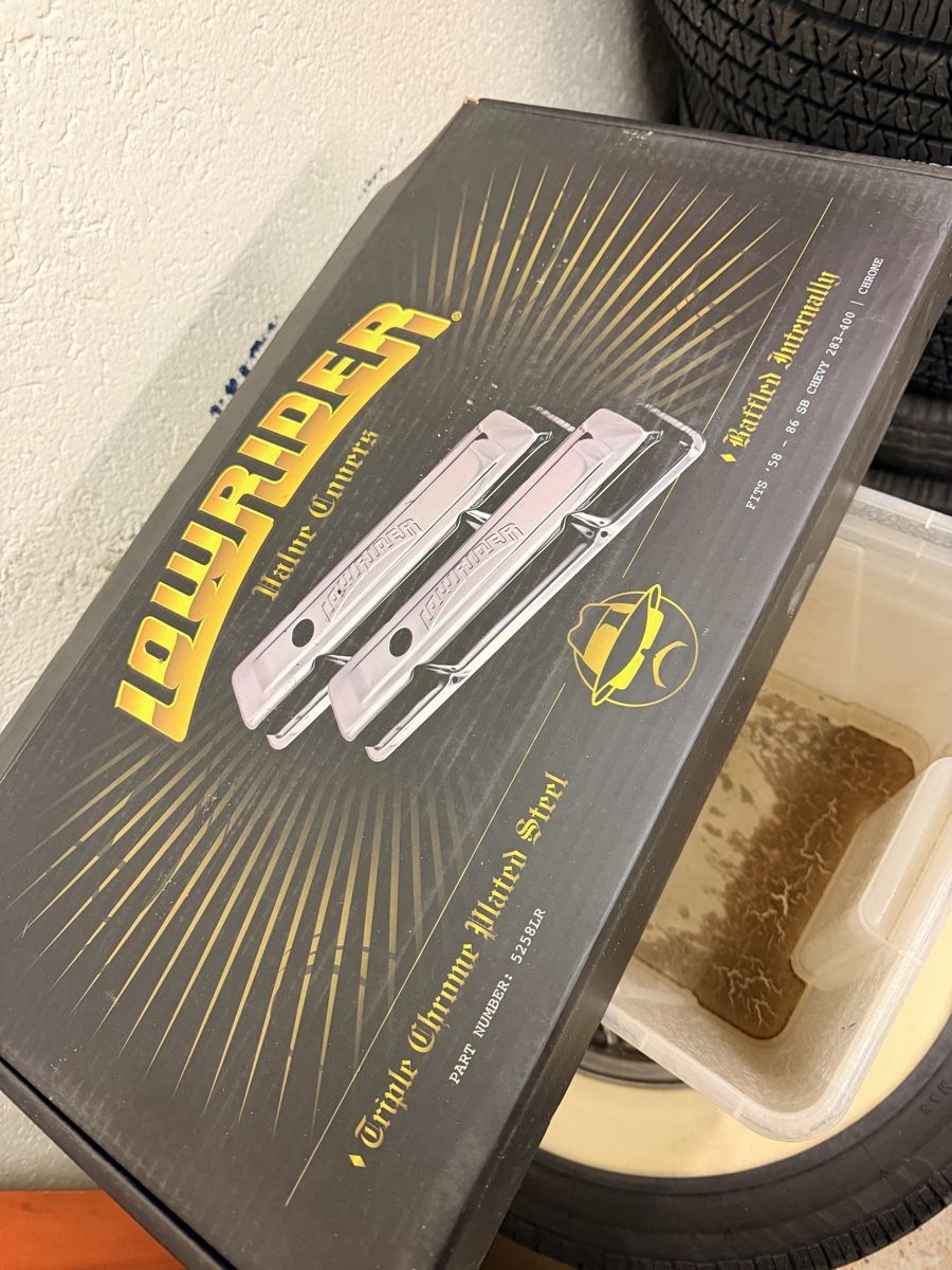 Chevrolet Tutti pezzi di ricambio auto: Chevrolet smallblock Ventildeckrl Chrom Lowrider – Nuovo e nell'imballaggio originale da AARBURG venduto da cheapstuff