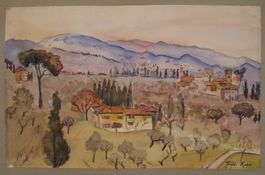 Trudy / Trudi (Gertrud) Kuhn (1912) - Landschaft - Aquarell