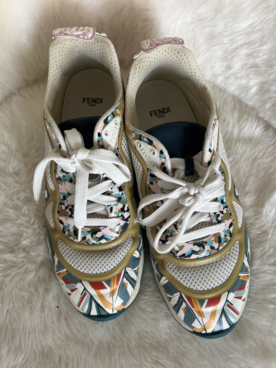 Fendi Scarpe da donna: Baskets Fendi imprimées tropicales – Usato da Lutry venduto da roxypoxy 1