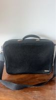 Elegant Black Laptop Bag with Shoulder Strap - Like New