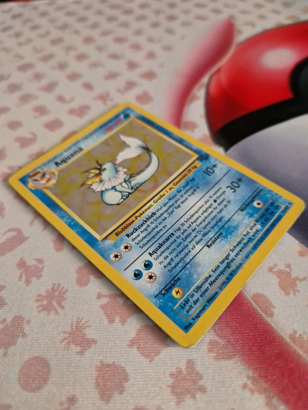 Pokémon Sammelbilder & Trading cards: Aquana DE Jungle Holo – Gebraucht aus Wangen b. Olten von shlem 2