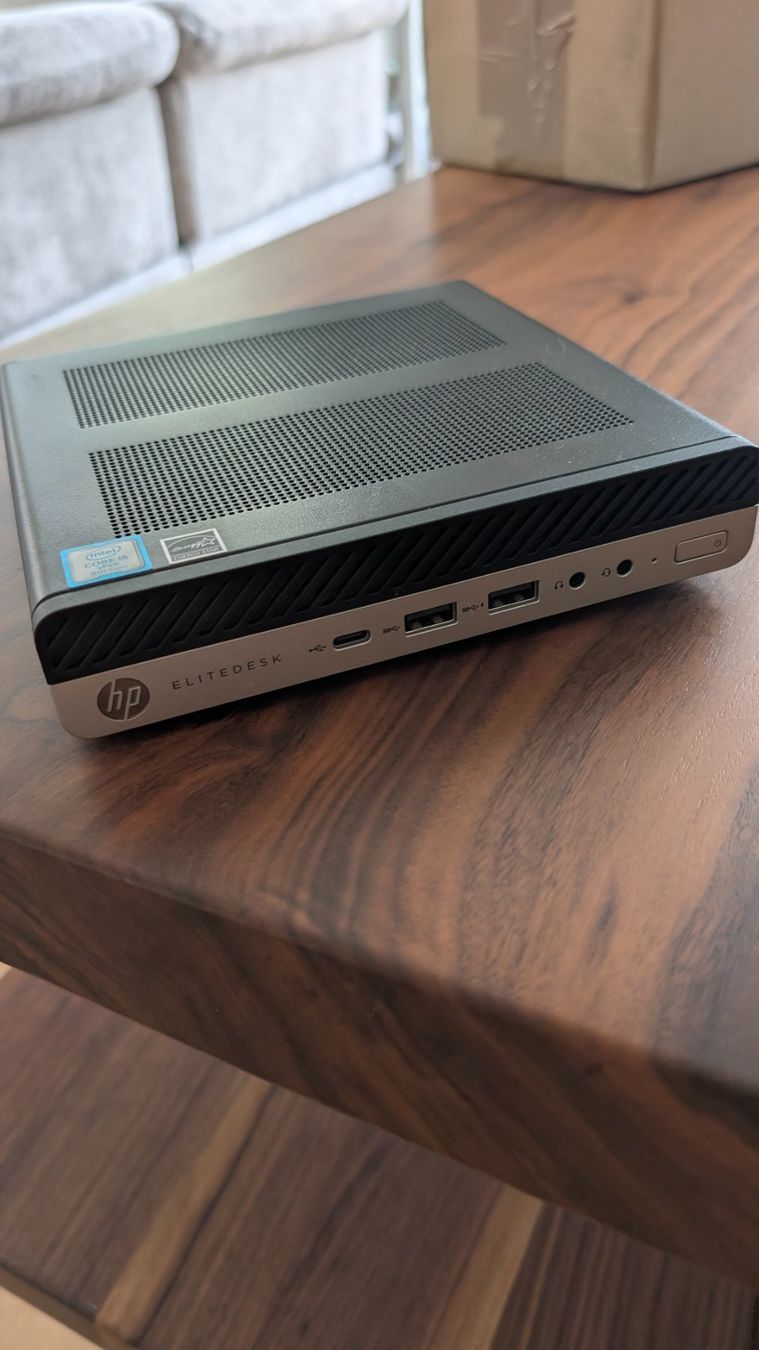 Hewlett Packard PCs: HP EliteDesk Mini PC Intel Core i5 8th Gen – Gebraucht aus Eyholz von tschonii