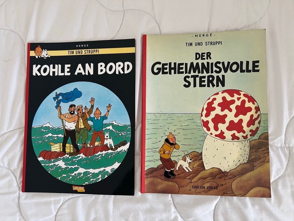 Fumetti: 4 Tim und Struppi Comics Konvolut – Usato da Steinach venduto da Momoco