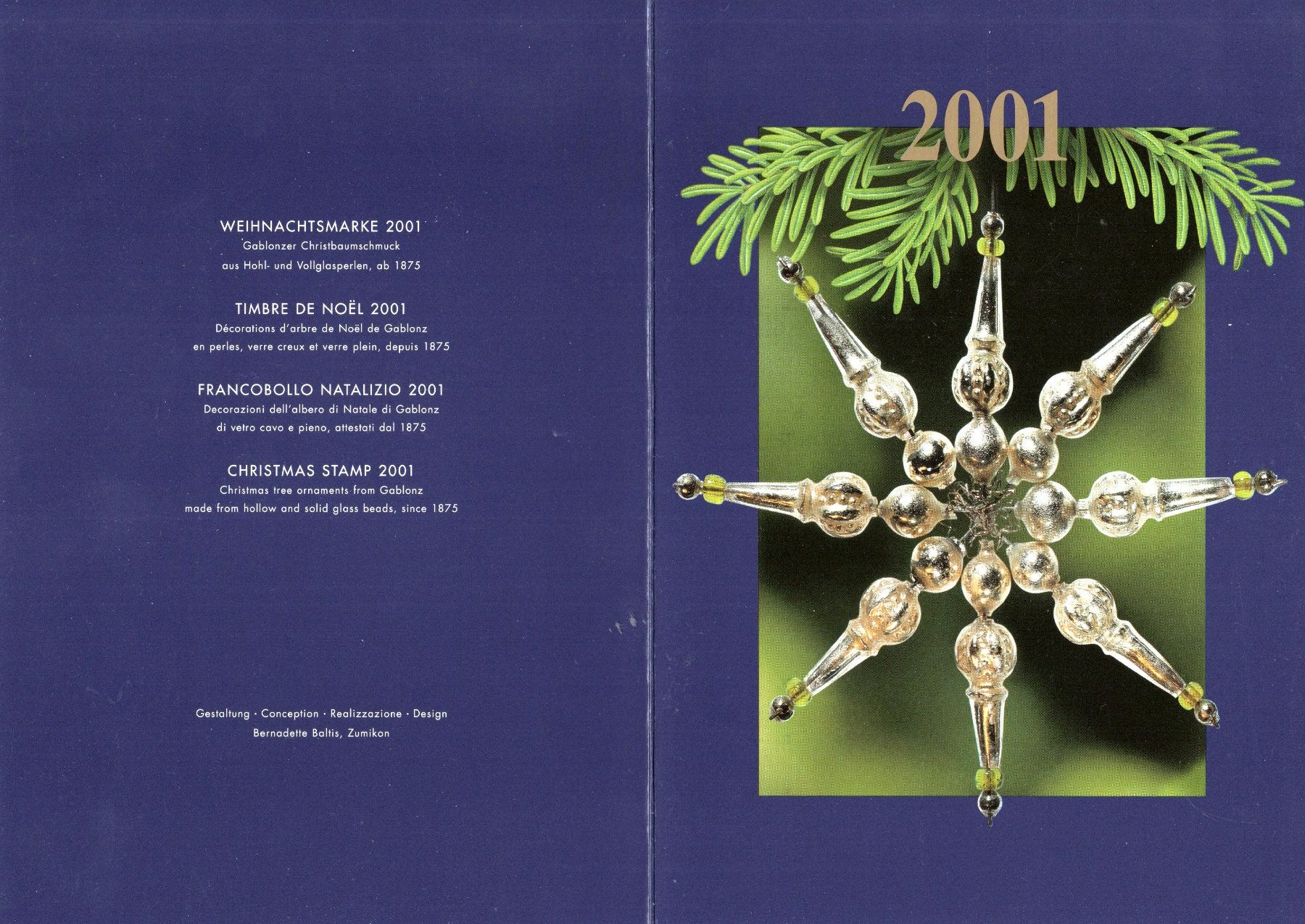 Tutti i francobolli: 2000 - 2004 5 Weihnachtsfolder der Post siehe Bilder – Usato da Stein am Rhein venduto da Huehnerhund 2