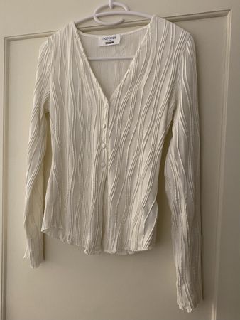 Weisse Bluse Gr. S