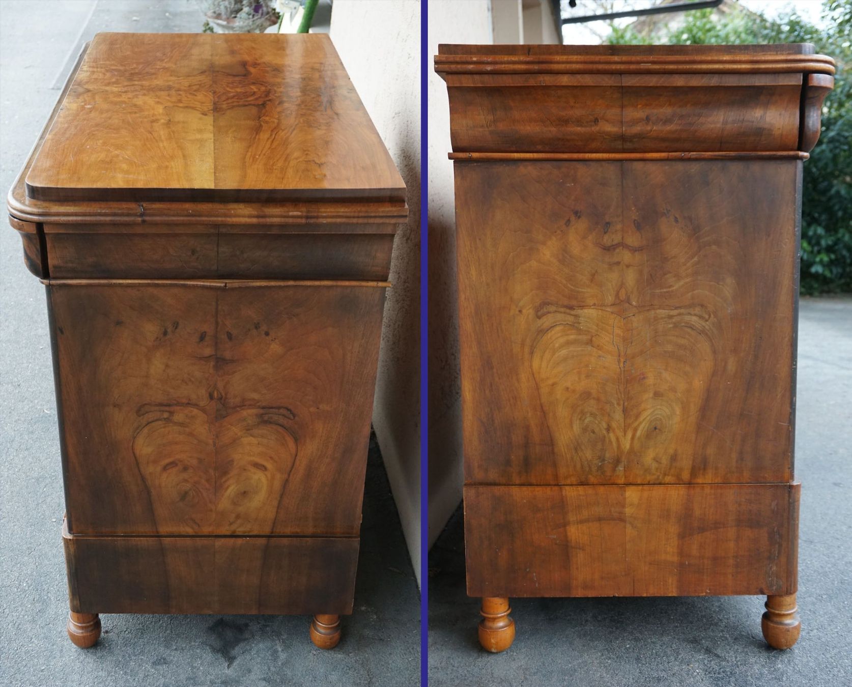 Cassettiere: edle antike Kommode Louis Philippe - Biedermeier – Usato da Meggen venduto da Trouvaillen 9
