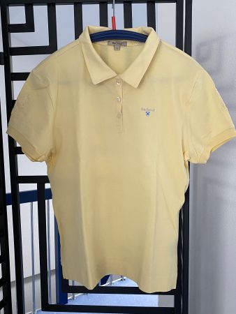 Barbour Polo Shirt Gr. S? (14) gelb, (Masse beachten)