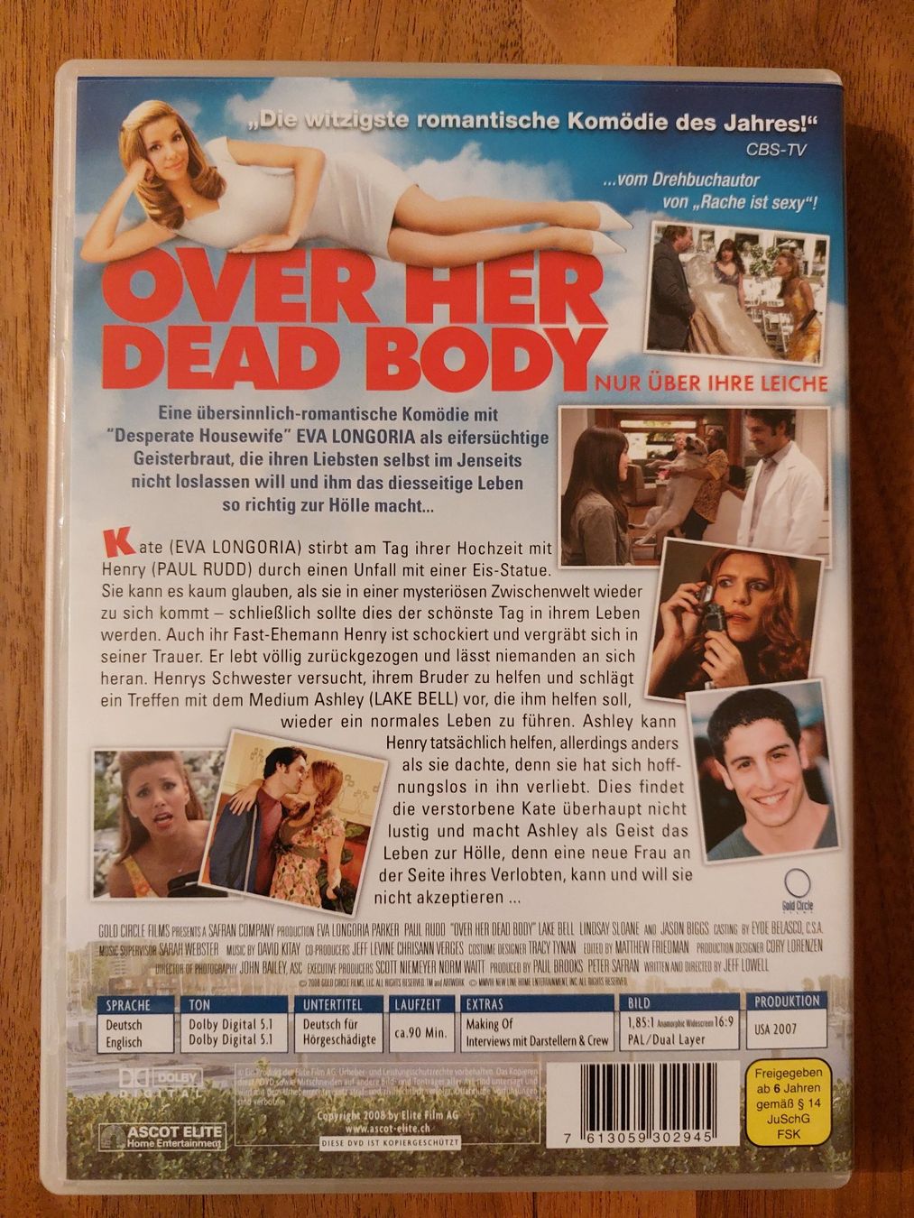 Tutti i DVDs: DVD - Over Her Dead Body – Usato da Rheinfelden venduto da FilmAuktion 1