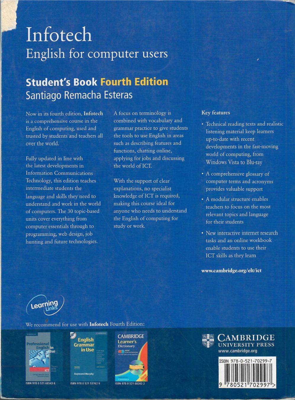 Libri: Infotech English for computer users (Fourth Edition) 168 S. – Usato da Kehrsatz venduto da Heikas 1