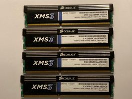 Corsair XMS3 RAM 16GB (4x4GB) DDR3-1600