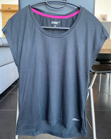 T-shirt de sport noir Ktec