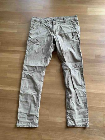 Herren Chino Hose beige Baumwolle akzeptabler Zustand