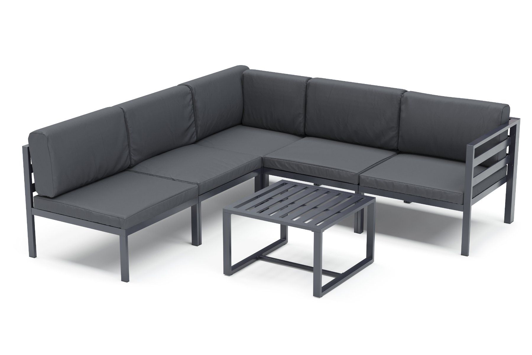 Divani: Lounge SAMBIA 6-teilig anthrazit - Gratis Versand – Nuovo e nell'imballaggio originale da Kleinwangen venduto da meinwarenkorb.ch 3