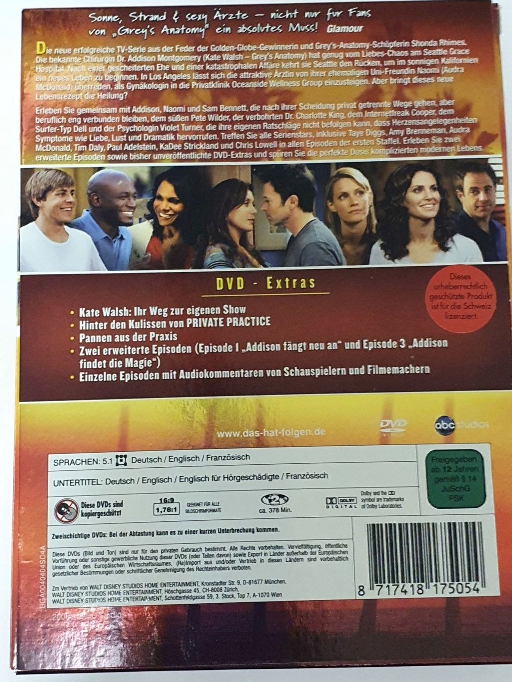 Tutti i DVDs: Private Practice DVD - erste Staffel 1 – Usato da Oberdorf BL venduto da BaldenEagle 3