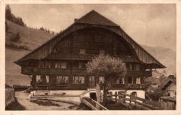 Schweizer Bauernhäuser. Haus in Diemtigen (Simmental)