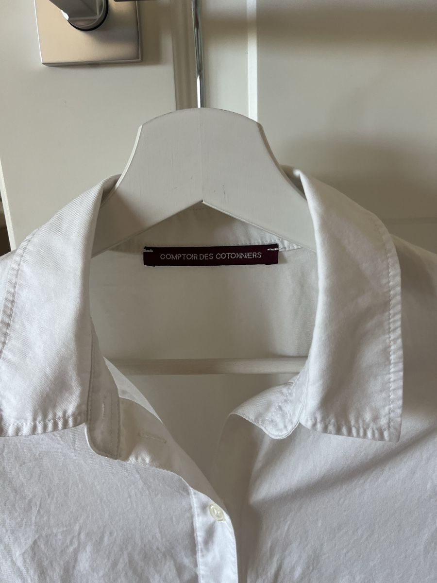 Comptoir des Cotonniers Camicette: Hemdbluse Comptoir des Cotonniers Weiss Grösse 38 – Usato da Riehen venduto da SalomeTramer 1