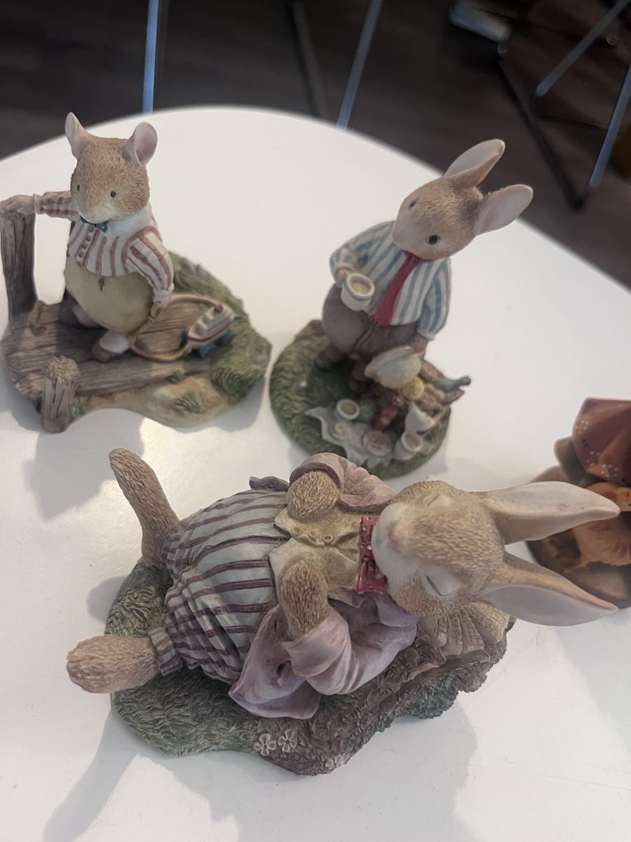 Villeroy & Boch Figuren: 3 statuine Villeroy & Boch + 1 legno – Gebraucht aus Davesco-Soragno von paperoga 1