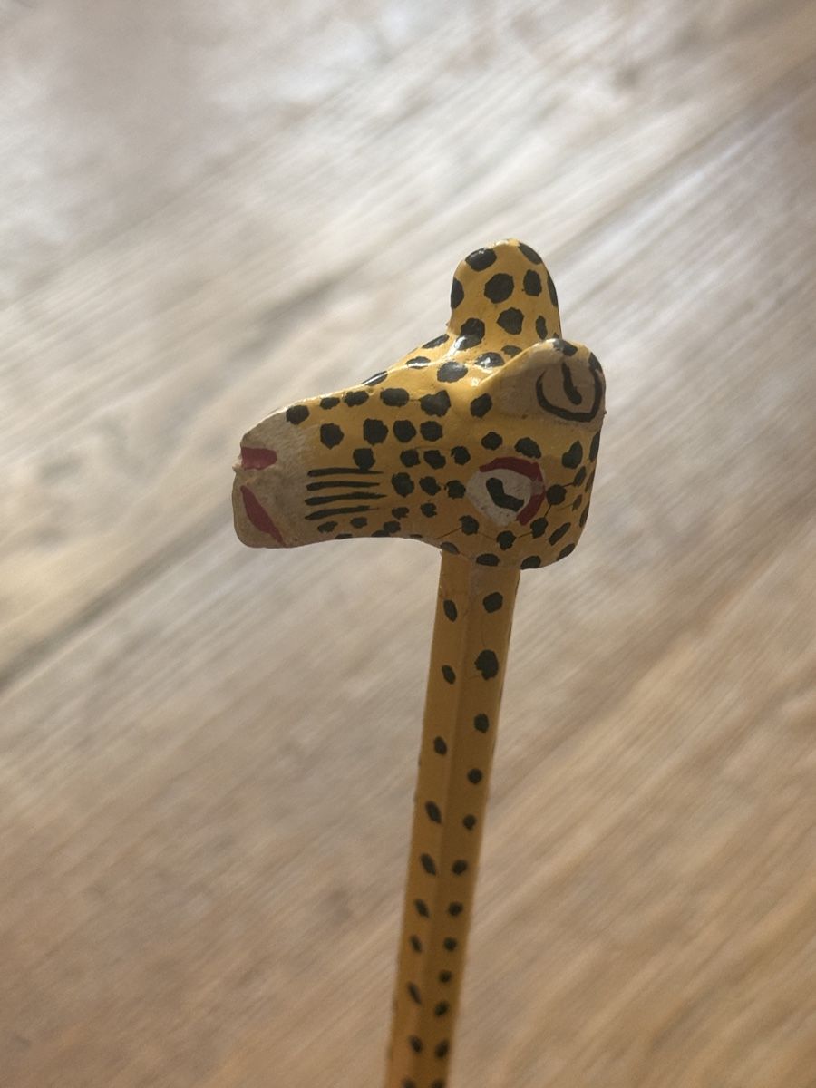 Figuren: Bleistift mit Leopardenkopf-Figur – Neu (gemäss Beschreibung) aus Zürich von nakasch 2