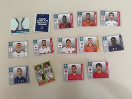 14x Panini EURO 2020 Stickers