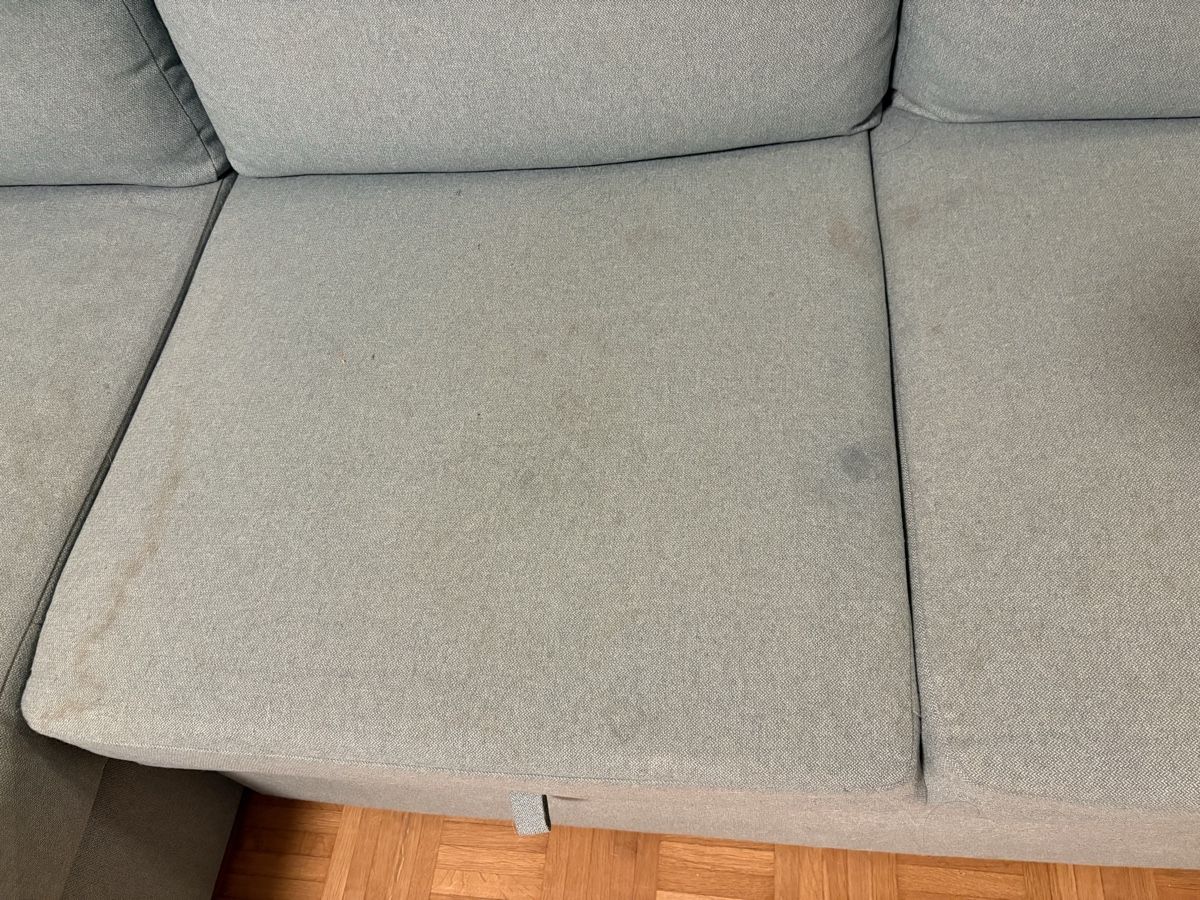 Ikea Sofas: Light grey-turquoise fabric sofa cum bed – Gebraucht aus Le Grand-Saconnex von Rav_Sha7 2