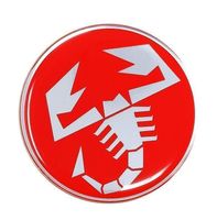 Abarth 3D Nabendeckel Aufkleber Skorpion 50mm NEU