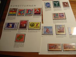 Lot Marken Thema Kunstturnen
