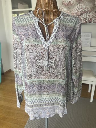 Damenbluse Paisley Muster, Emily van den Bergh, Grösse 36/38