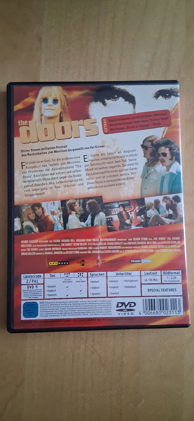 Alle DVDs: The Doors Film – Gebraucht aus Zürich von Pryter 1