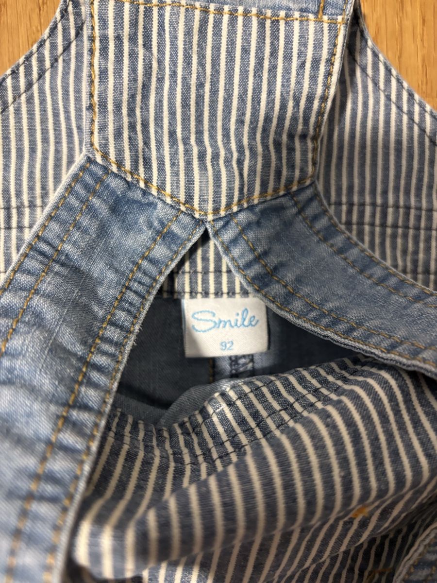 Hosen: Jeans Latzhose kurz Gr. 92 – Gebraucht aus Leuzigen von Infrared 1
