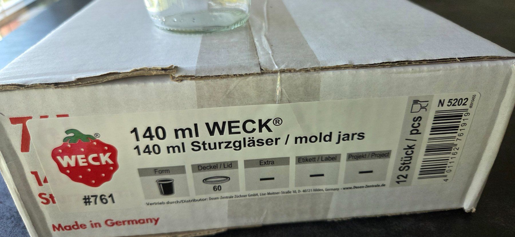 Weck Contenitori & Simili: NEU 140ml Weck Gläser 12 Stk 140ml – Usato da Bremgarten b. Bern venduto da Marge7979 1