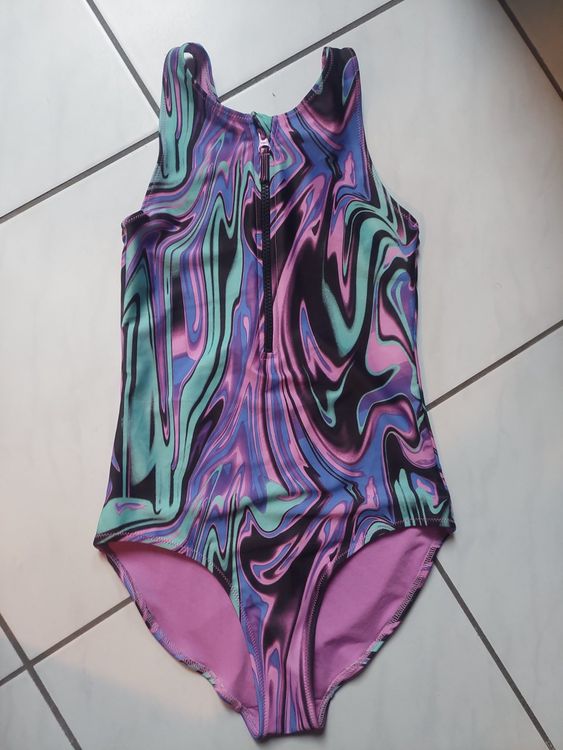 Badeponcho Kinder Frottee - Mit Kapuze Reißverschluss Strandkleid